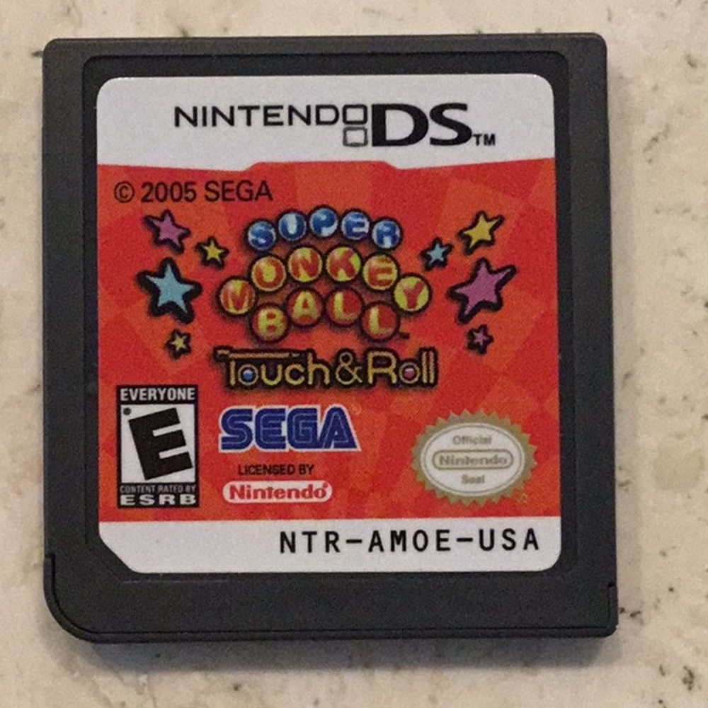 Super Monkey Ball Touch & Roll Nintendo DS Game